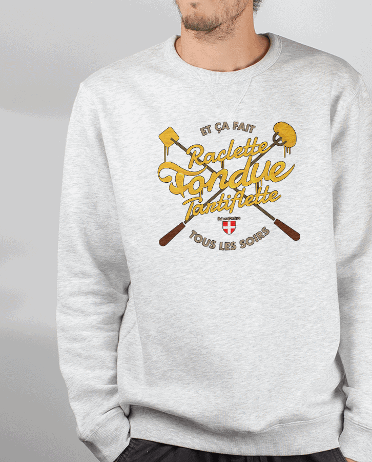 PULL HOMME : DJ MATAFAN RACLETTE FONDUE TARTIFLETTE – Image 5