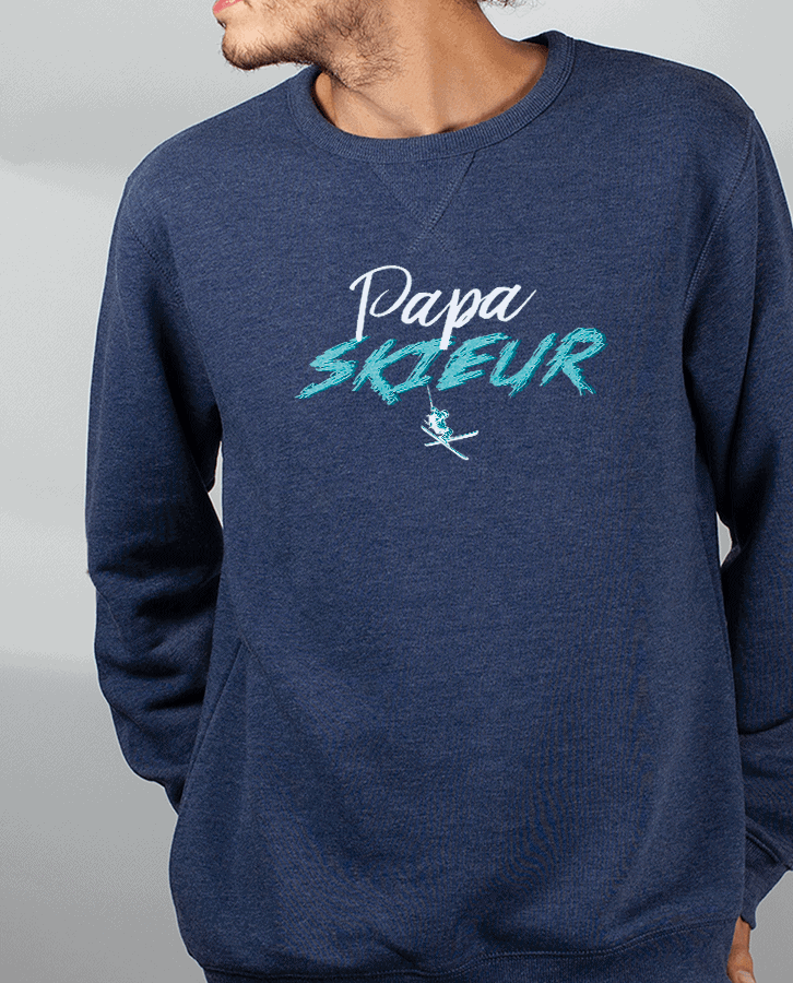 PULL HOMME : PAPA SKIEUR – Image 4
