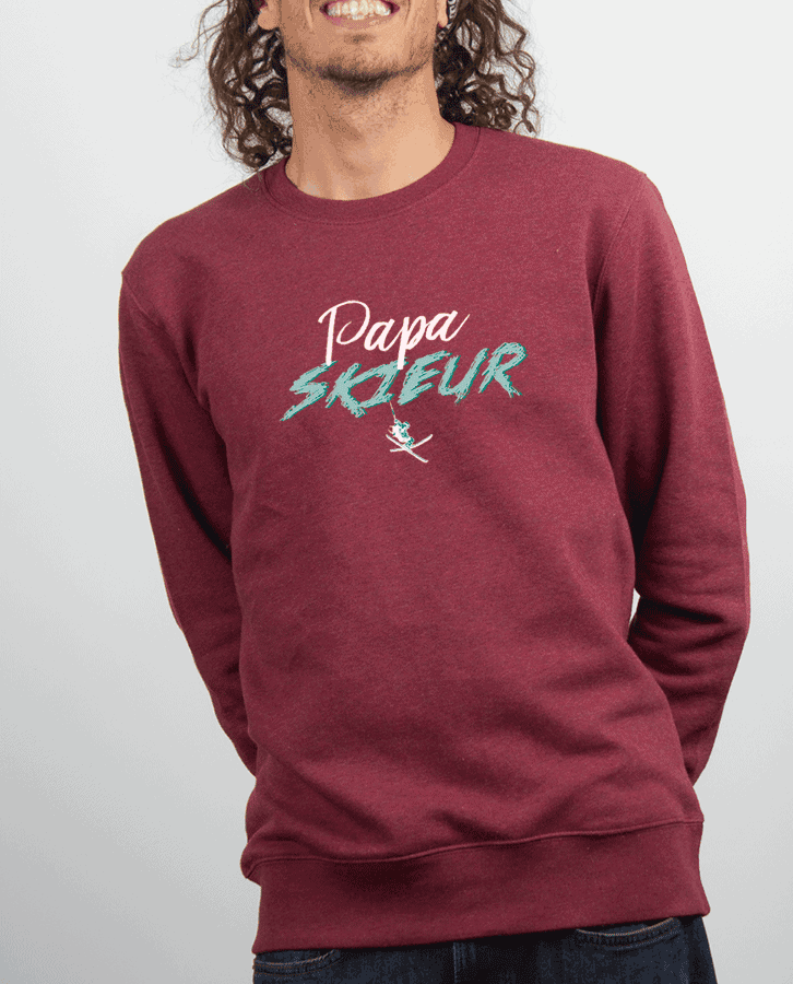 PULL HOMME : PAPA SKIEUR – Image 3