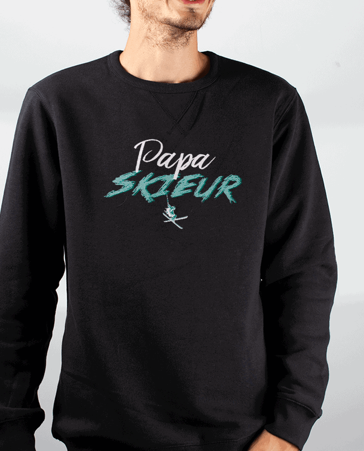 PULL HOMME : PAPA SKIEUR – Image 2