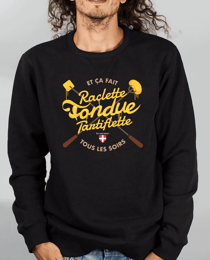 PULL HOMME : DJ MATAFAN RACLETTE FONDUE TARTIFLETTE – Image 3