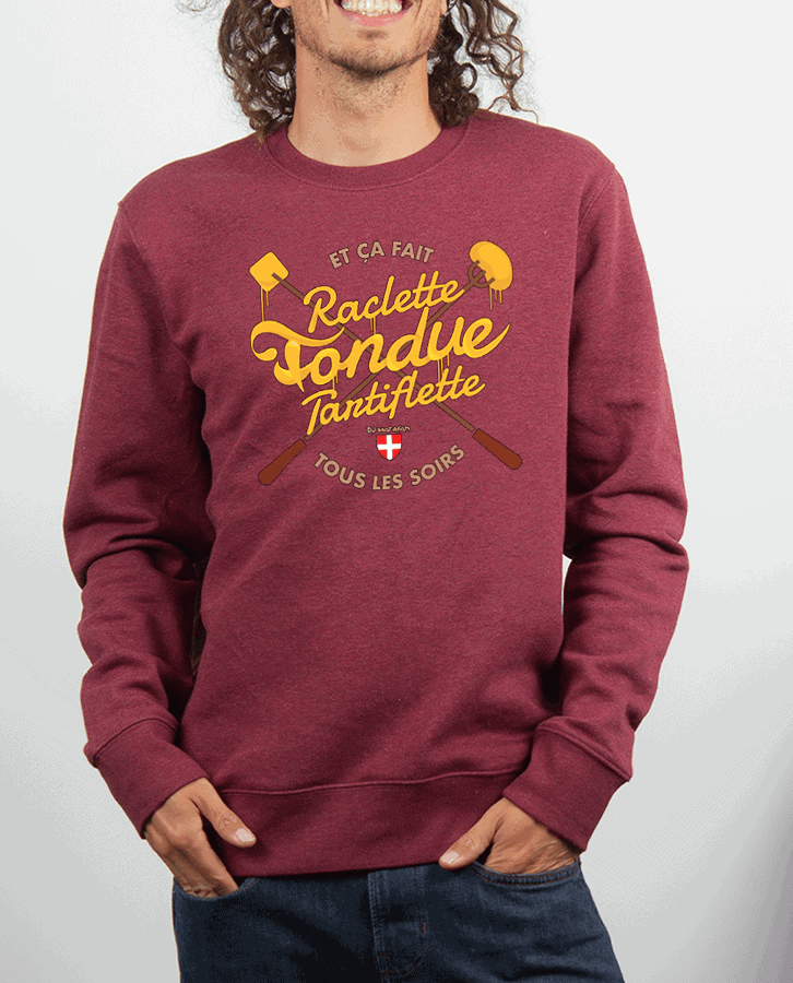 PULL HOMME : DJ MATAFAN RACLETTE FONDUE TARTIFLETTE – Image 2