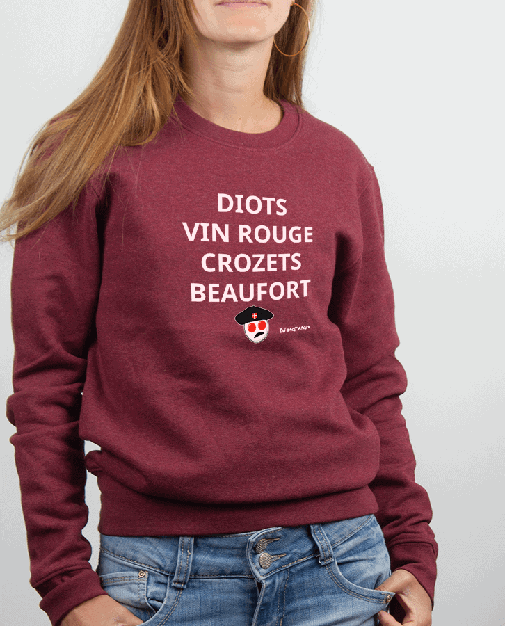 PULL FEMME : DIOTS VIN ROUGE CROZETS BEAUFORT – Image 5