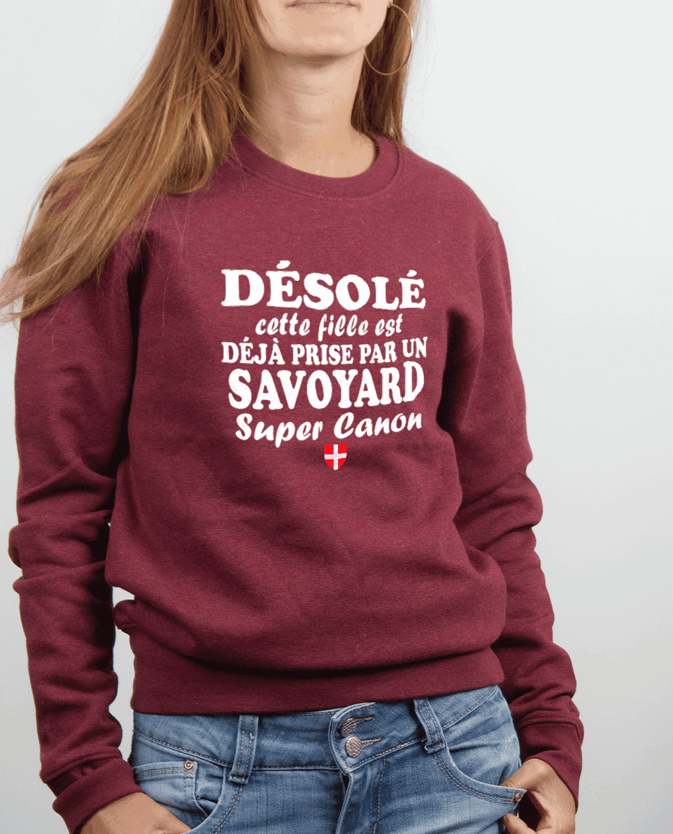 PULL FEMME : FILLE DÉJÀ PRISE PAR UN SAVOYARD – Image 3