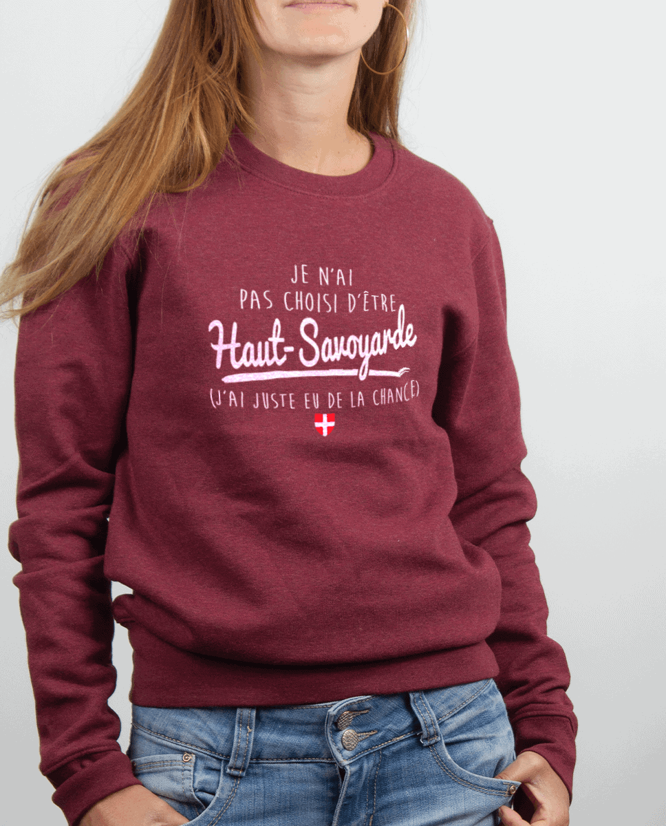 PULL FEMME : JE N’AI PAS CHOISI D’ÊTRE HAUT SAVOYARDE – Image 3