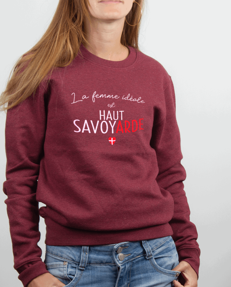PULL FEMME : LA FEMME IDEALE EST HAUT SAVOYARDE – Image 4