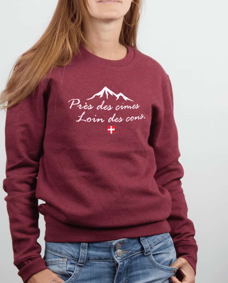 SWEAT HOMME : PRES DES CIMES LOIN DES CONS – Image 8