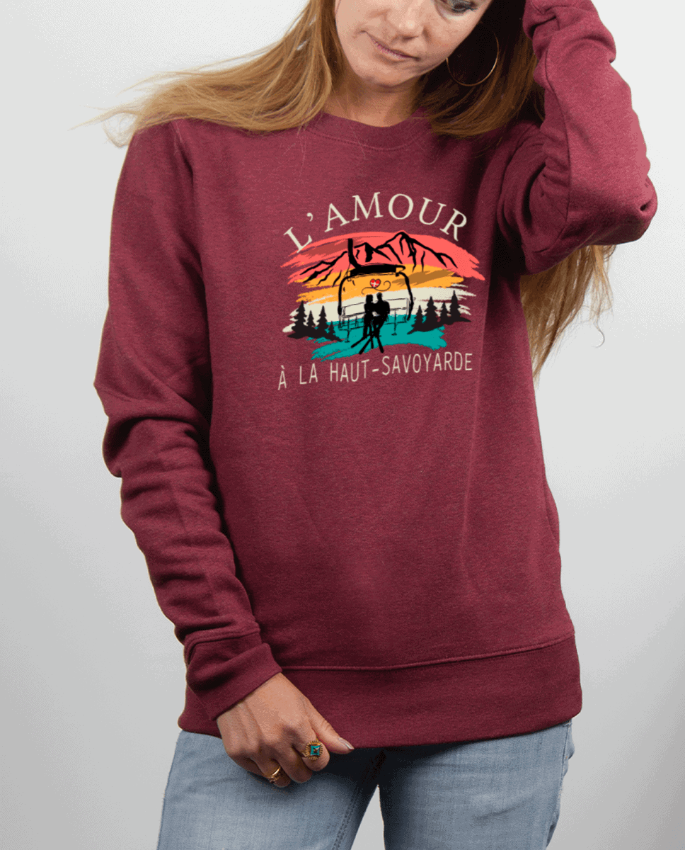 PULL FEMME : L'AMOUR A LA HAUT SAVOYARDE – Image 2