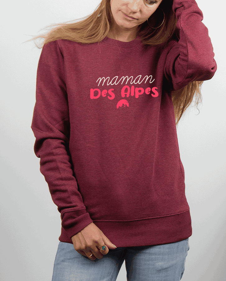 PULL FEMME : MAMAN DES ALPES – Image 4