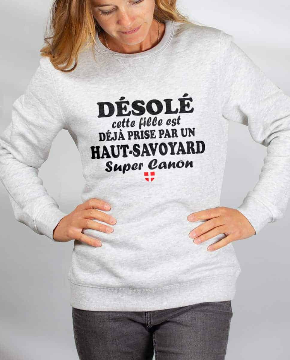 PULL FEMME : FILLE DÉJÀ PRISE PAR UN HAUT SAVOYARD – Image 3
