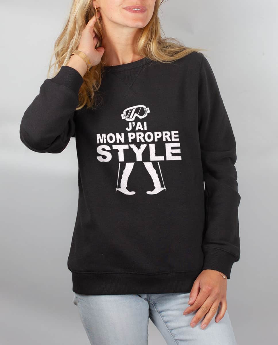 PULL FEMME : SKI J'AI MON PROPRE STYLE – Image 2