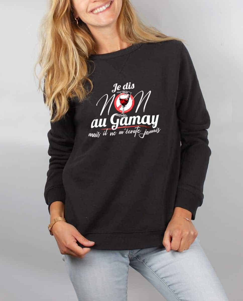 PULL FEMME : JE DIS NON AU GAMAY – Image 3
