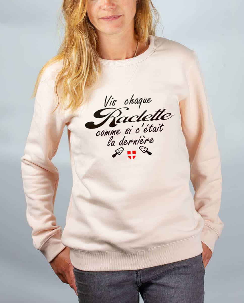 PULL FEMME : VIS CHAQUE RACLETTE COMME SI C’ÉTAIT LA DERNIÈRE – Image 3