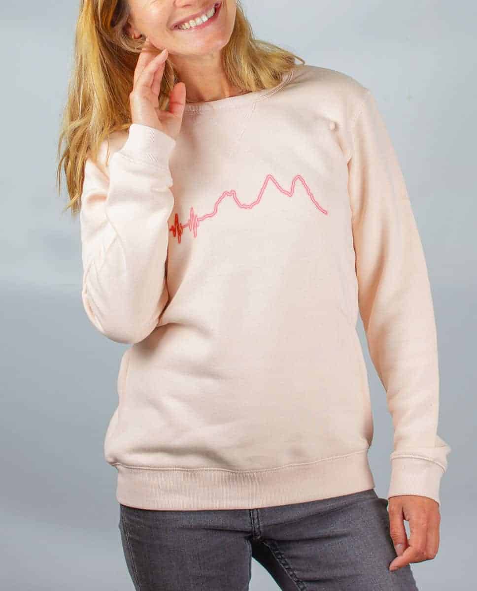 SWEAT FEMME : BATTEMENTS DE COEUR AIGUILLES D ARVES – Image 7