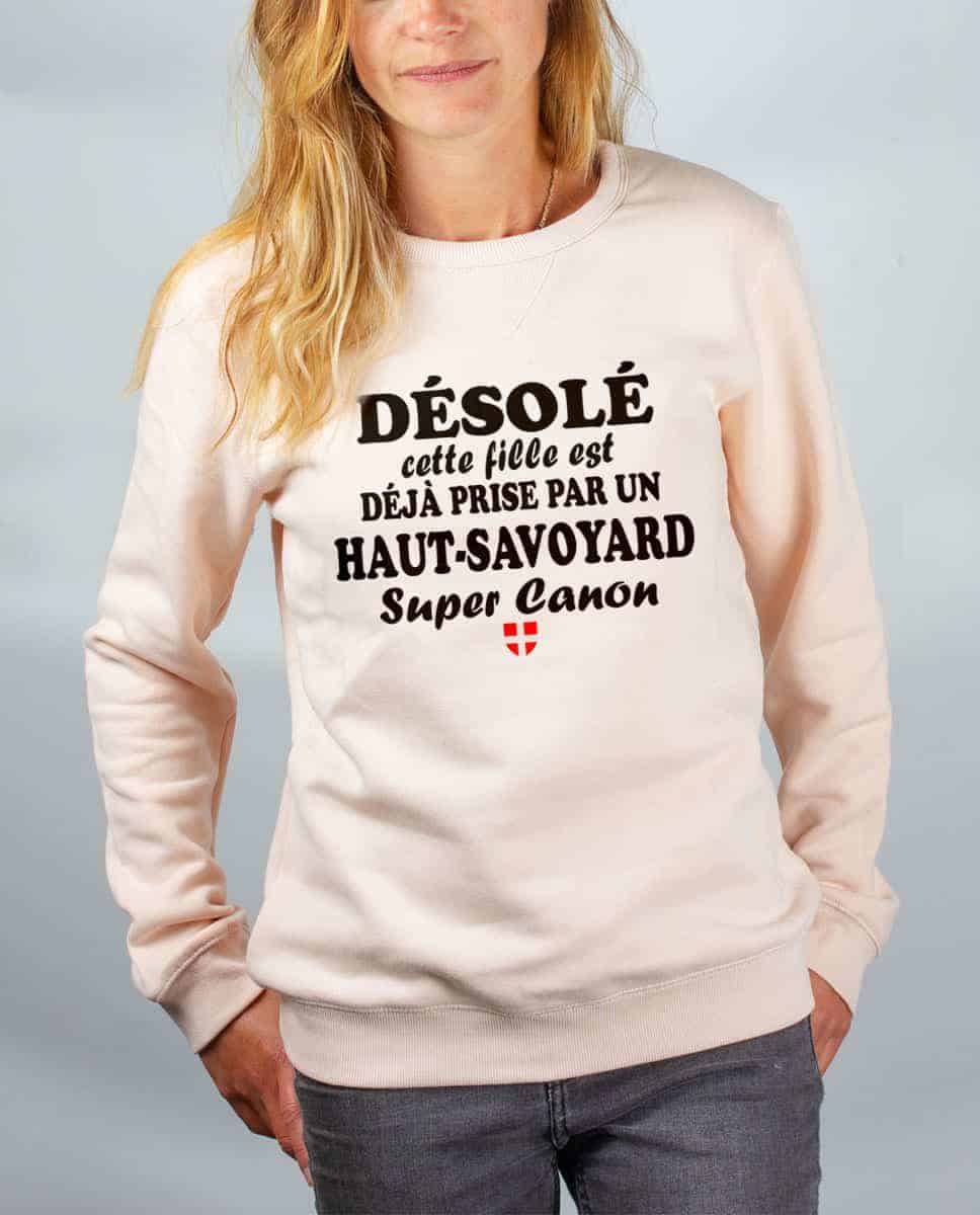 PULL FEMME : FILLE DÉJÀ PRISE PAR UN HAUT SAVOYARD – Image 2