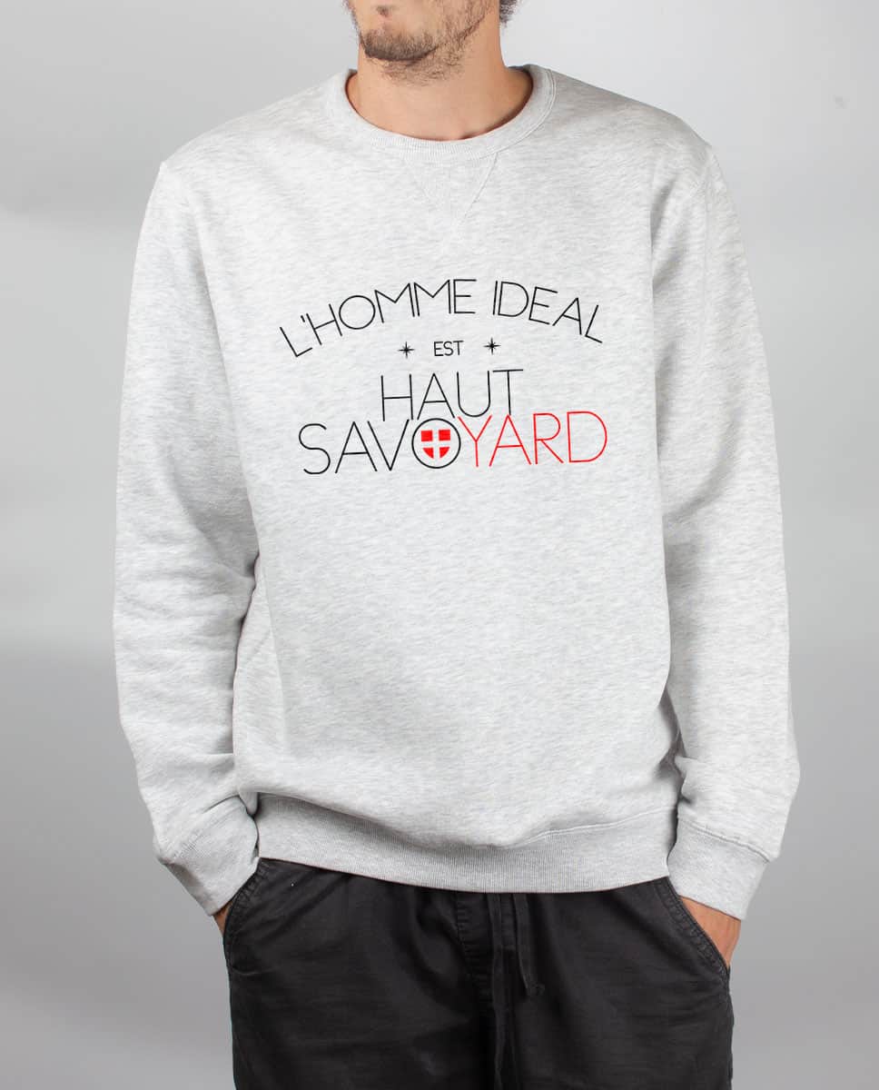 PULL HOMME : L'HOMME IDEAL EST HAUT SAVOYARD – Image 3