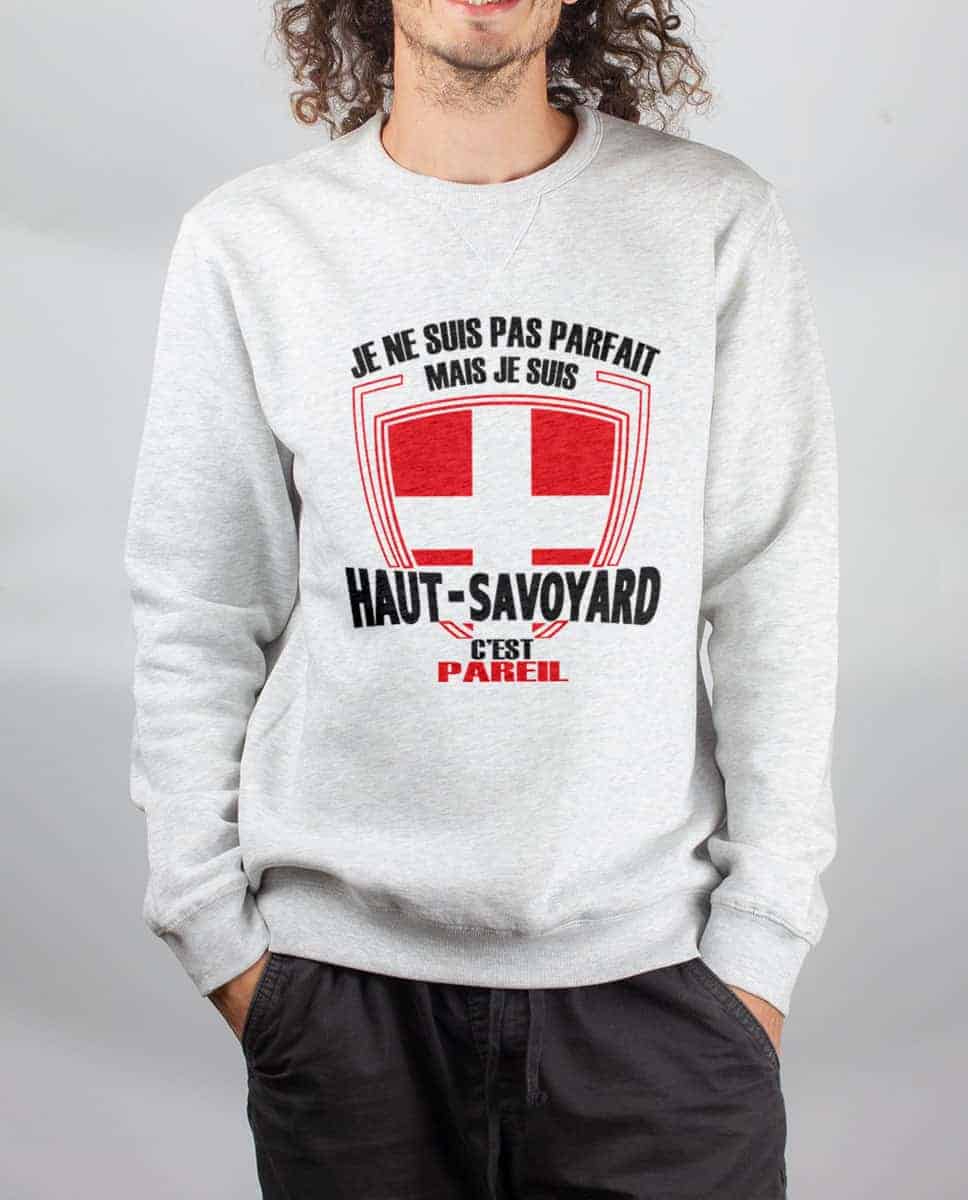 PULL HOMME : JE NE SUIS PAS PARFAIT MAIS JE SUIS HAUT SAVOYARD – Image 3