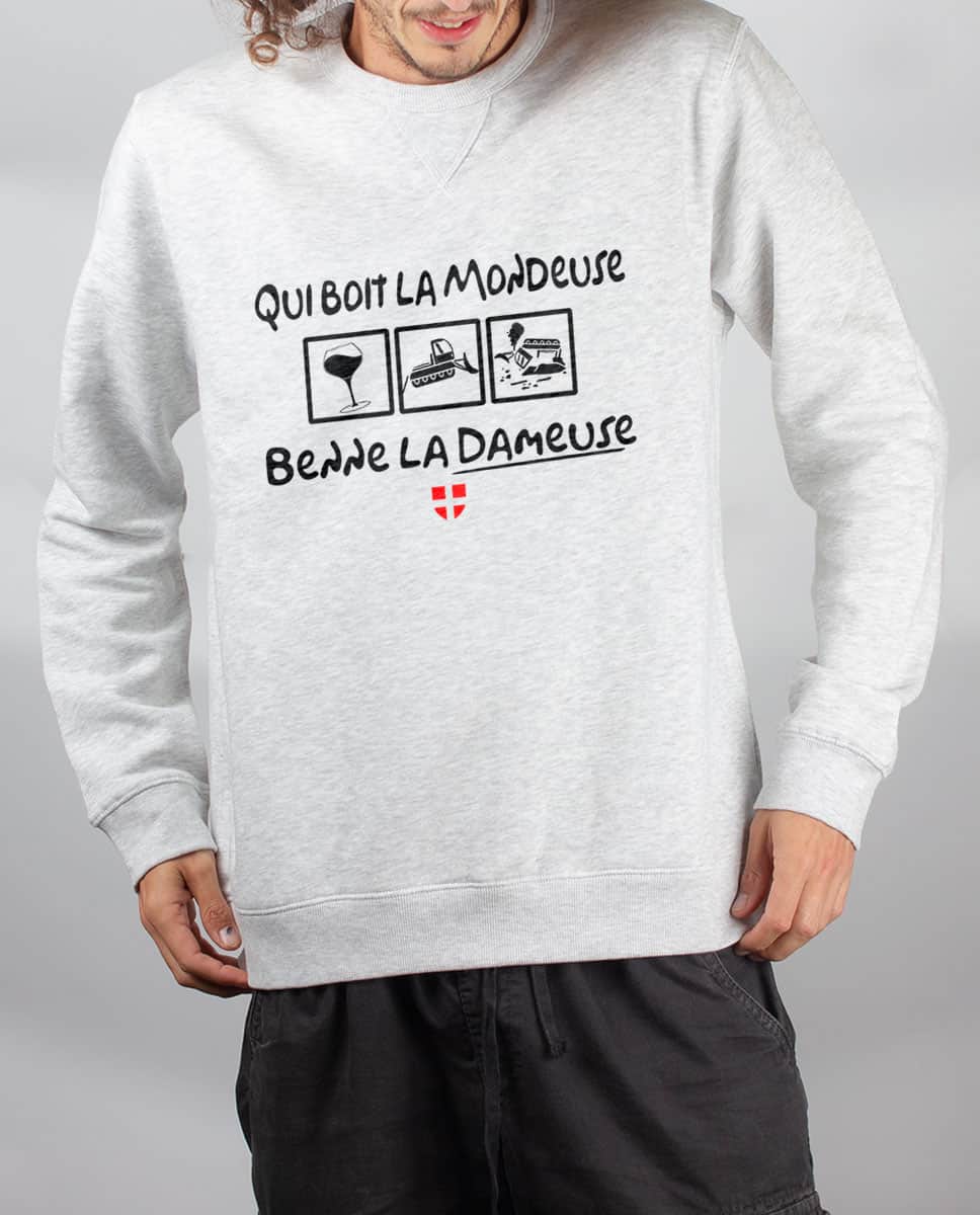 PULL FEMME : QUI BOIT LA MONDEUSE BENNE LA DAMEUSE – Image 5