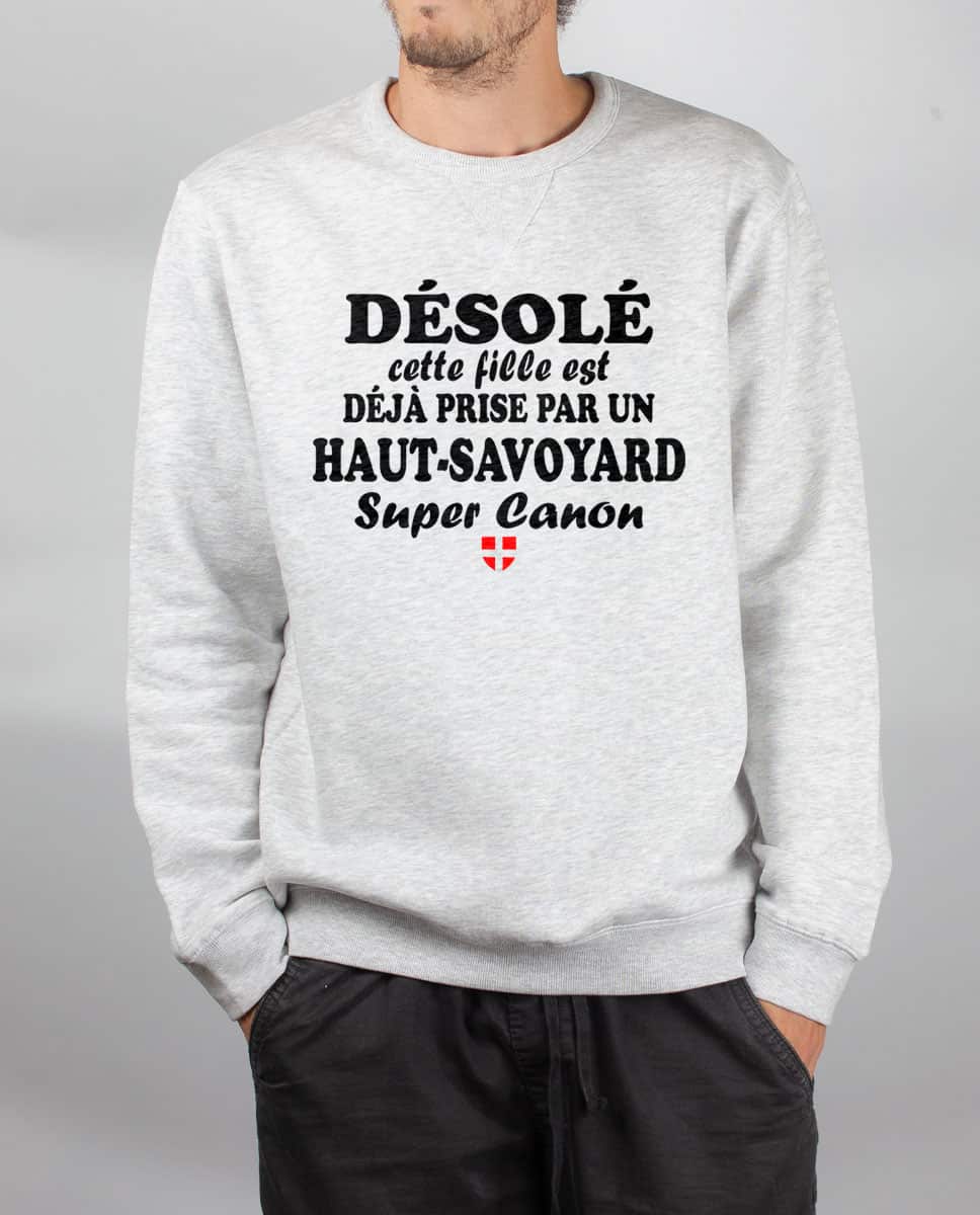 PULL HOMME : HOMME DÉJÀ PRIS PAR UNE HAUT SAVOYARDE – Image 4