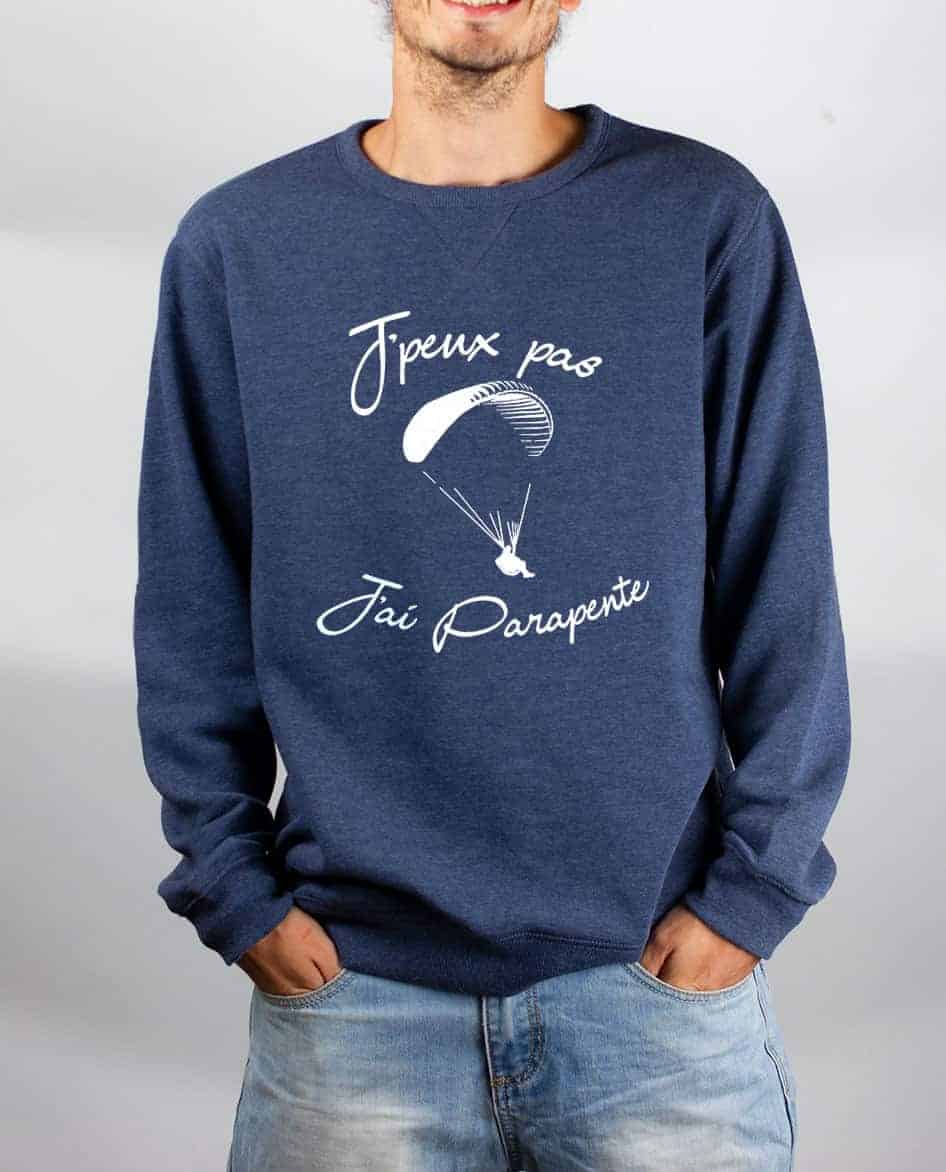 PULL FEMME : J'PEUX PAS J'AI PARAPENTE – Image 6