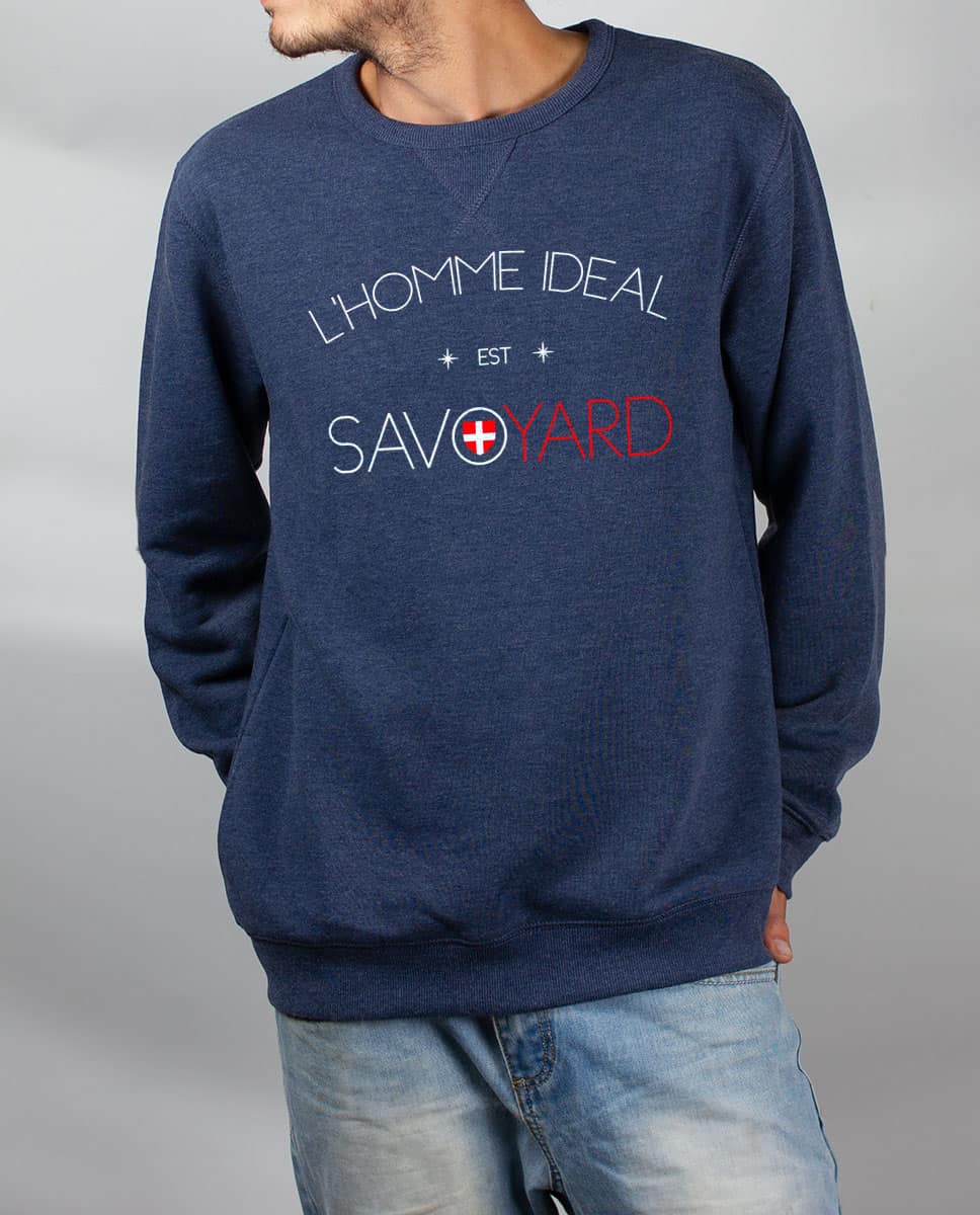 PULL HOMME : L'HOMME IDEAL EST SAVOYARD – Image 3