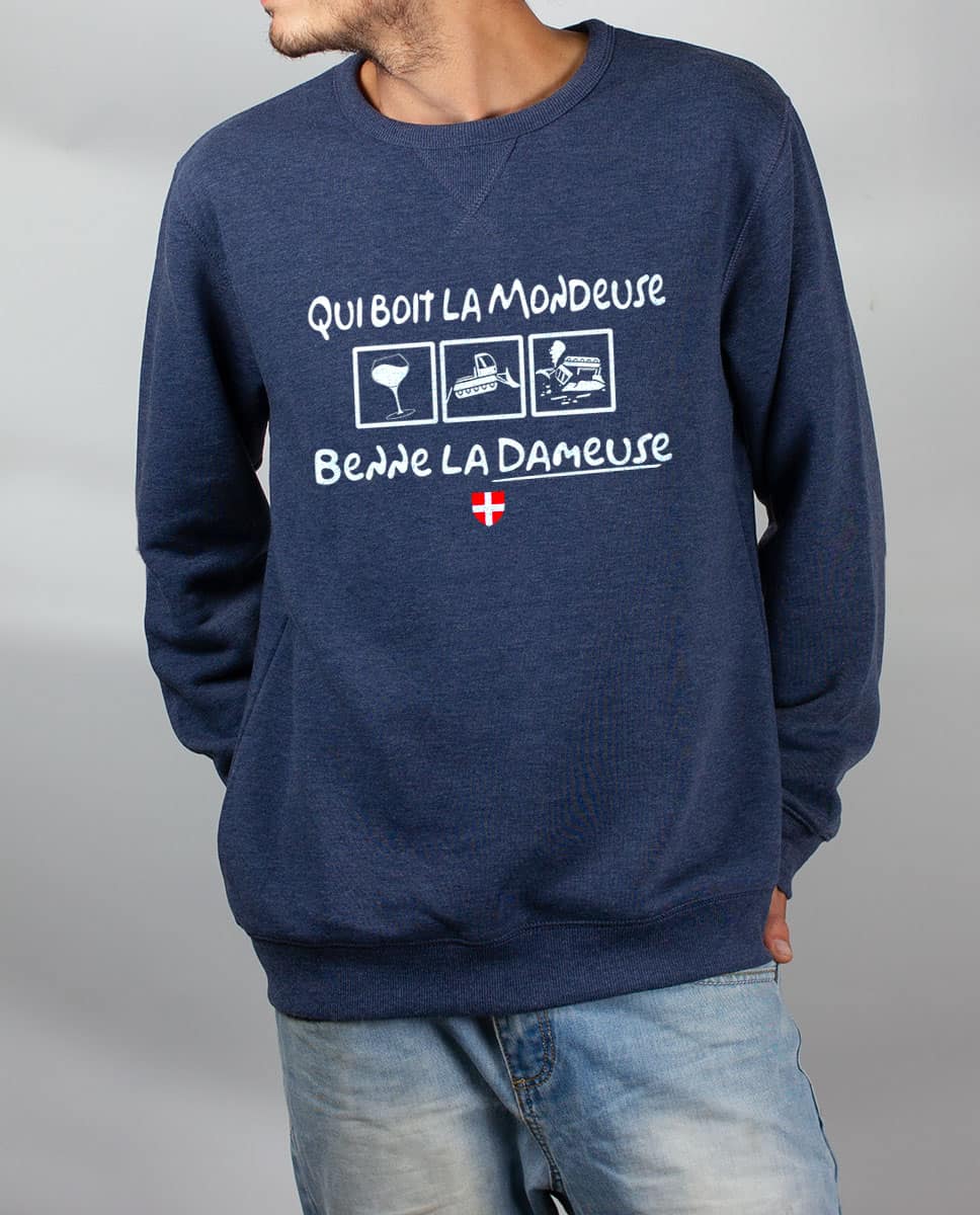 PULL FEMME : QUI BOIT LA MONDEUSE BENNE LA DAMEUSE – Image 6