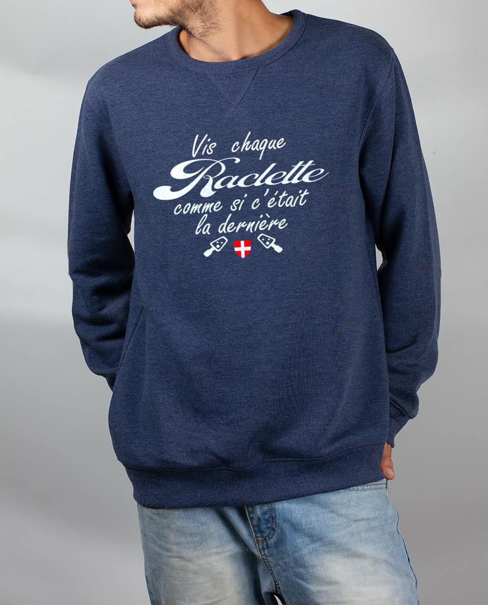 PULL HOMME : VIS CHAQUE RACLETTE COMME SI C’ÉTAIT LA DERNIÈRE – Image 2