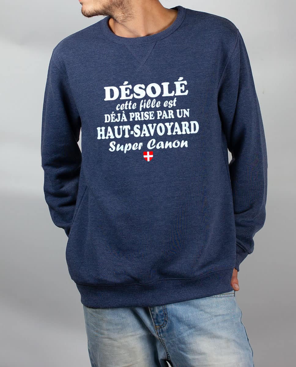 PULL HOMME : HOMME DÉJÀ PRIS PAR UNE HAUT SAVOYARDE – Image 6