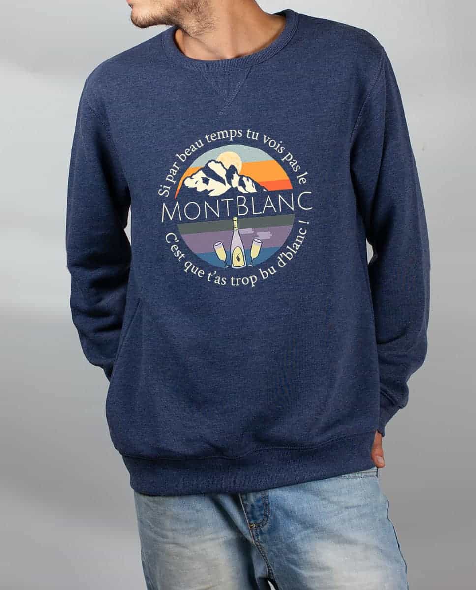 PULL FEMME : SI TU VOIS PAS LE MONT BLANC – Image 6