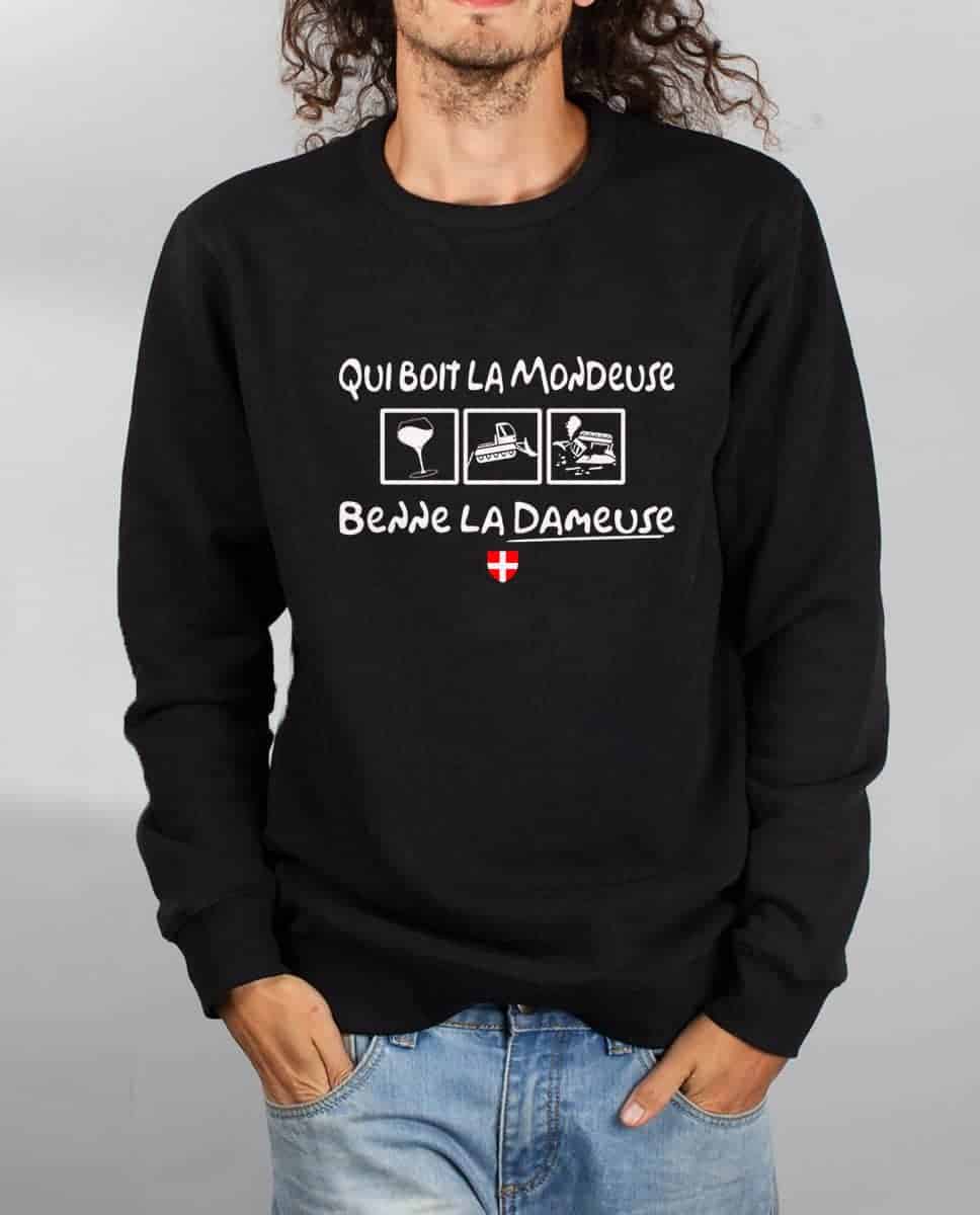 PULL FEMME : QUI BOIT LA MONDEUSE BENNE LA DAMEUSE – Image 7