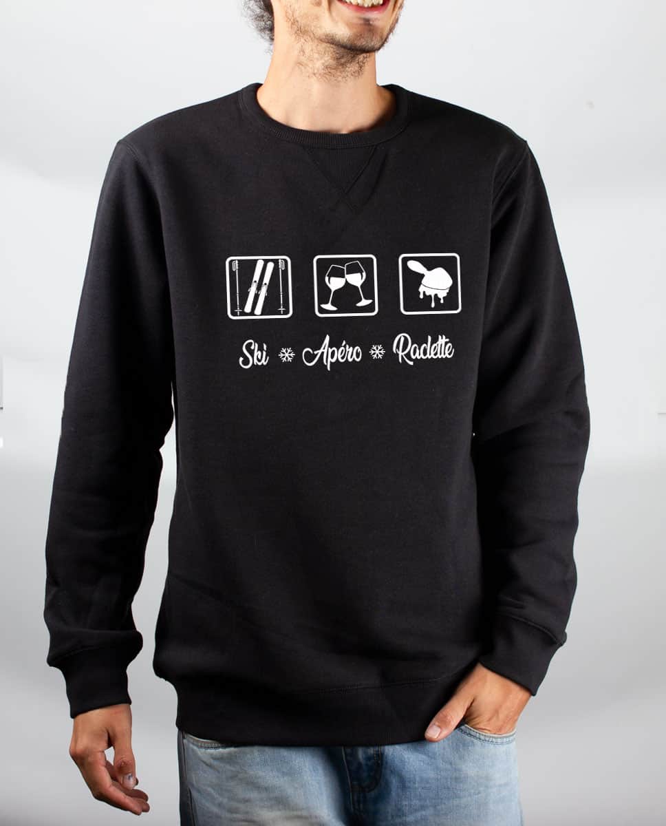 PULL HOMME : SKI APERO RACLETTE – Image 2