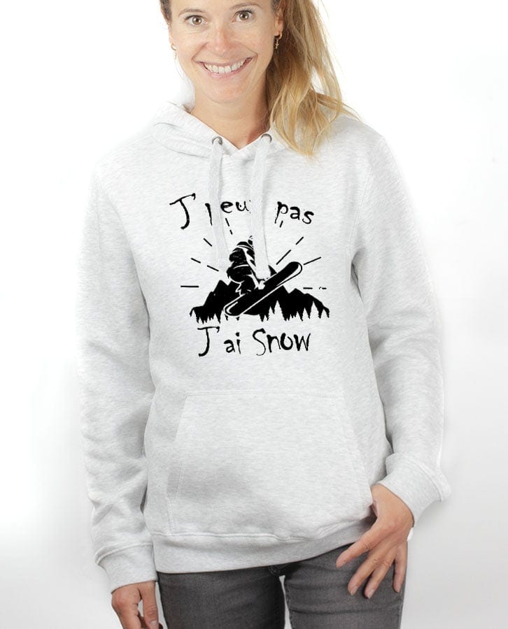 SWEAT FEMME : J'PEUX PAS J'AI SNOW – Image 6