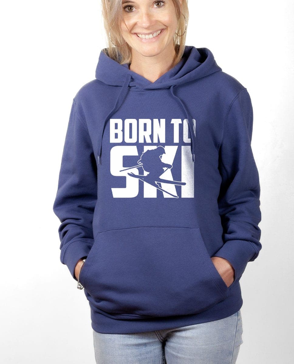 SWEAT FEMME : BORN TO SKI – Image 7