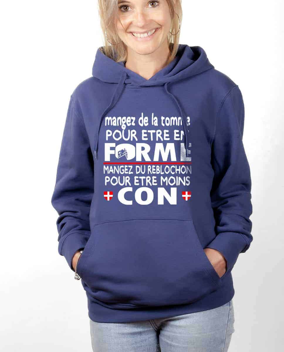 SWEAT FEMME : DE LA TOMME POUR ÊTRE EN FORME, DU REBLOCHON POUR ÊTRE MOINS CON – Image 8