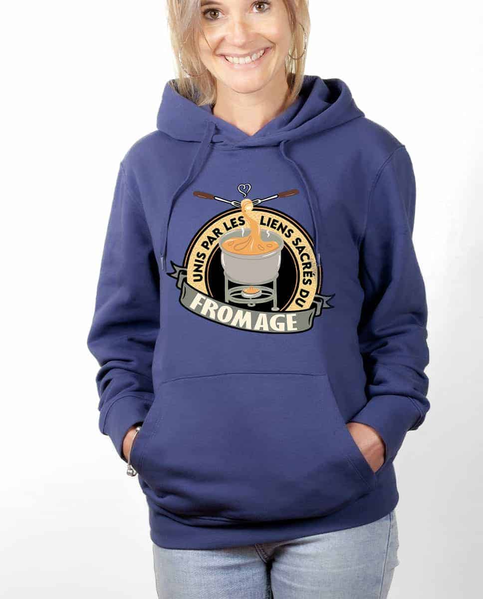 SWEAT FEMME : UNIS PAR LES LIENS SACRÉS DU FROMAGE – Image 13