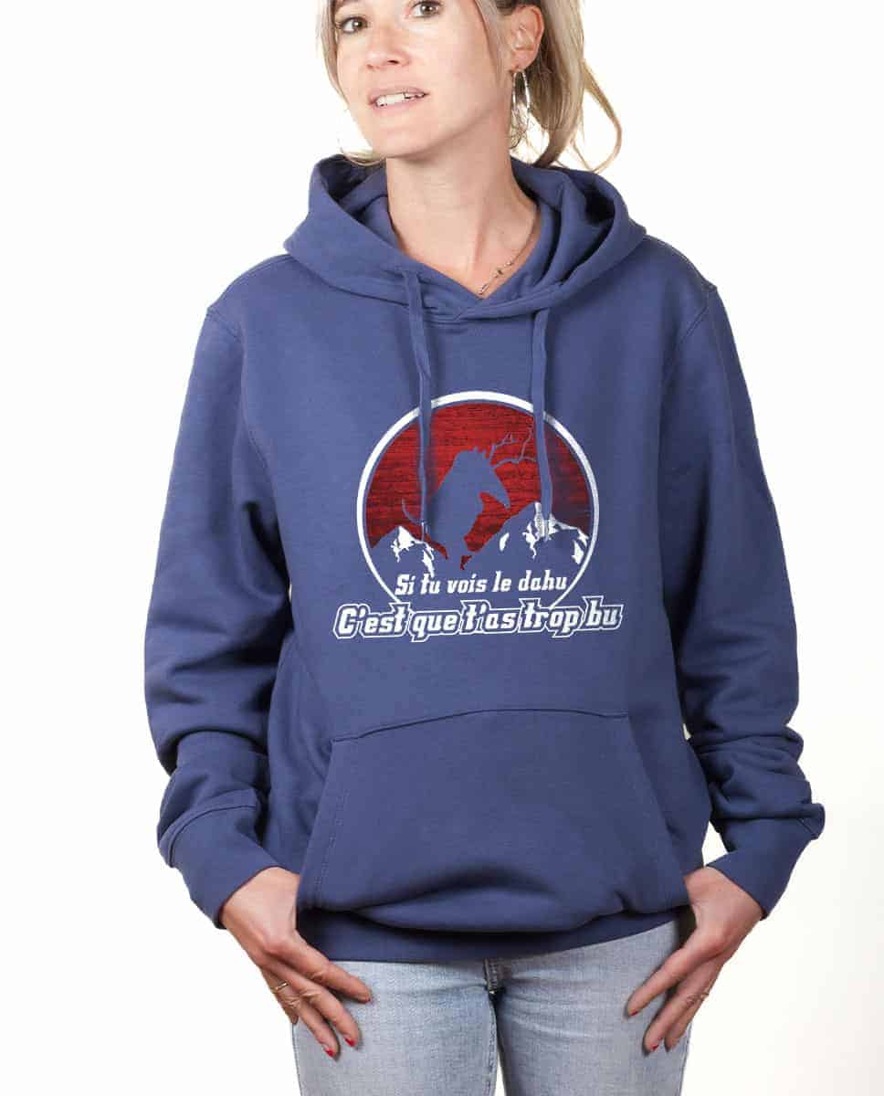 SWEAT FEMME : SI TU VOIS LE DAHU – Image 2