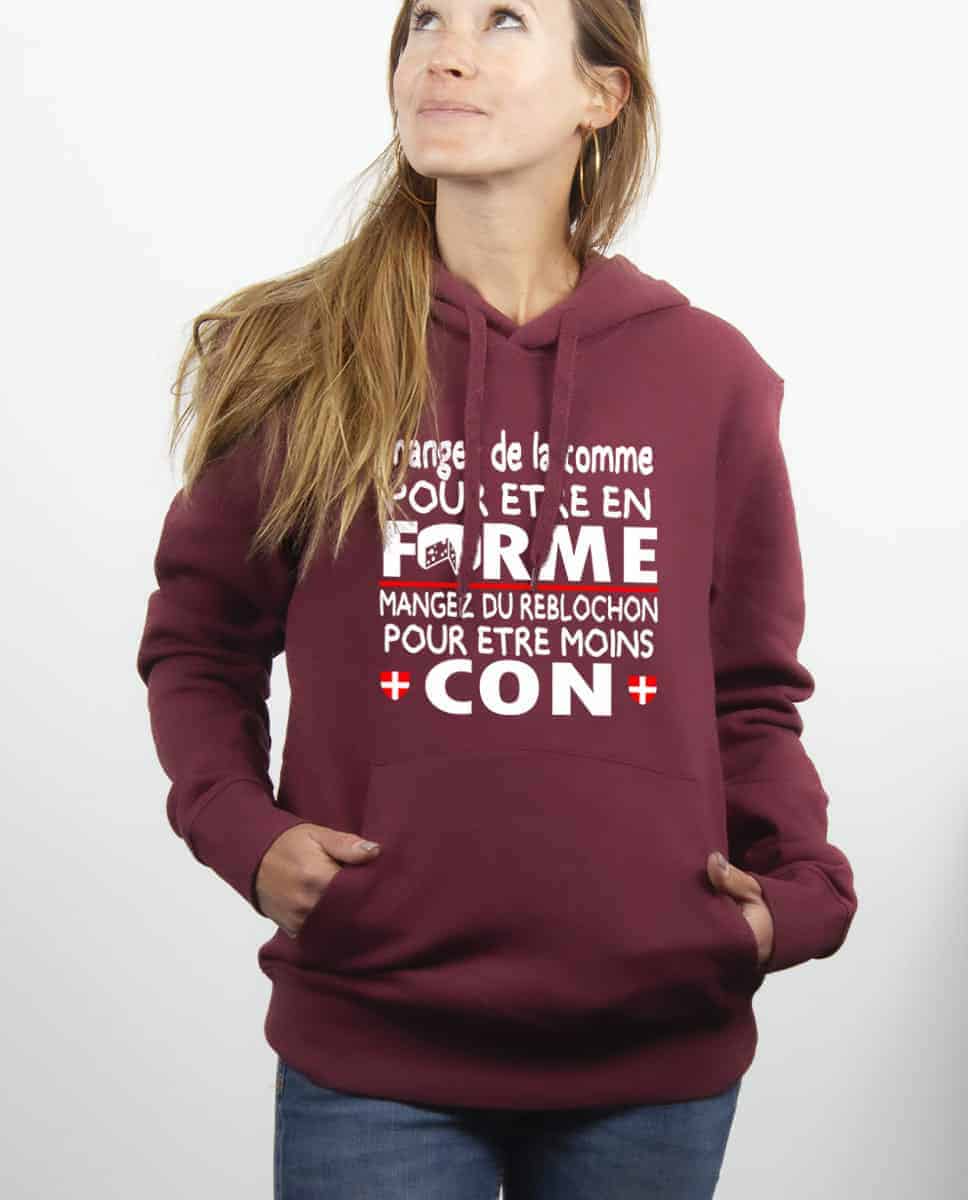 SWEAT FEMME : DE LA TOMME POUR ÊTRE EN FORME, DU REBLOCHON POUR ÊTRE MOINS CON – Image 9
