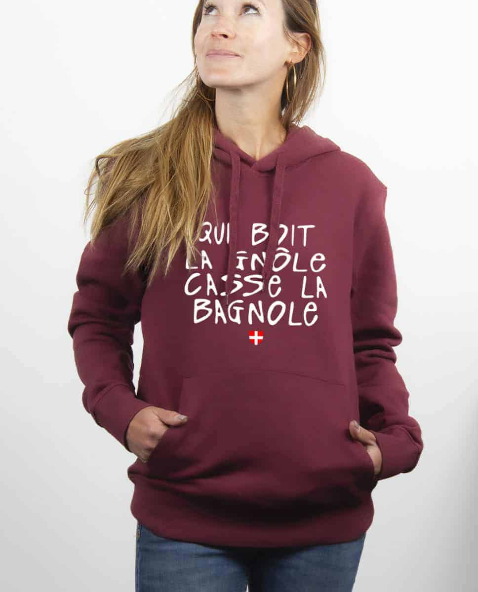 SWEAT FEMME : QUI BOIT LA GNÔLE CASSE LA BAGNOLE – Image 8