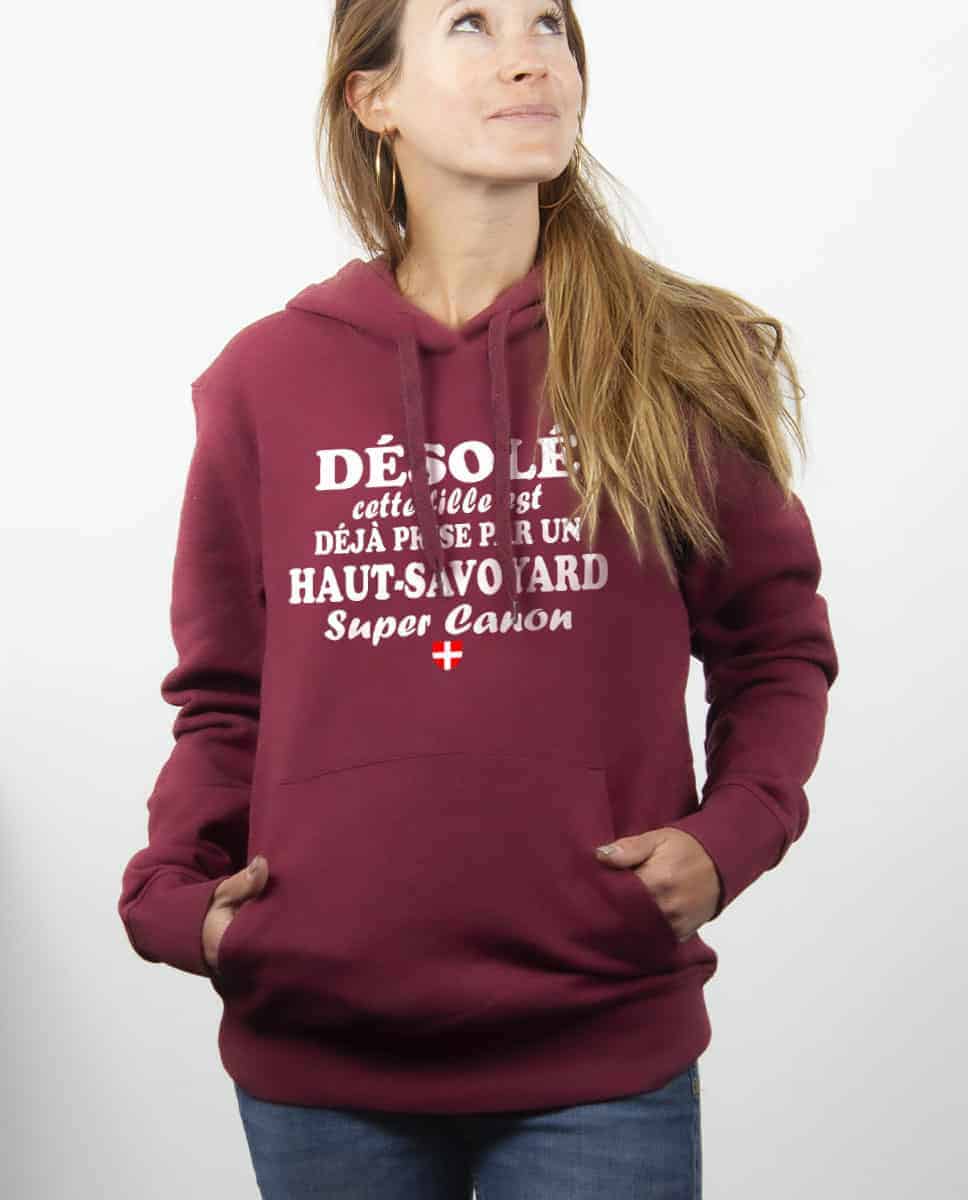 SWEAT FEMME : FILLE DÉJÀ PRISE PAR UN HAUT SAVOYARD – Image 9