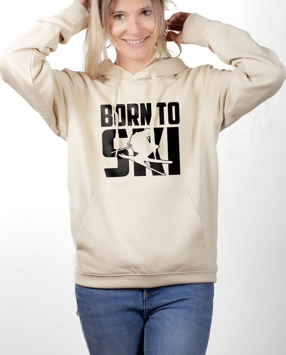 SWEAT FEMME : BORN TO SKI – Image 4