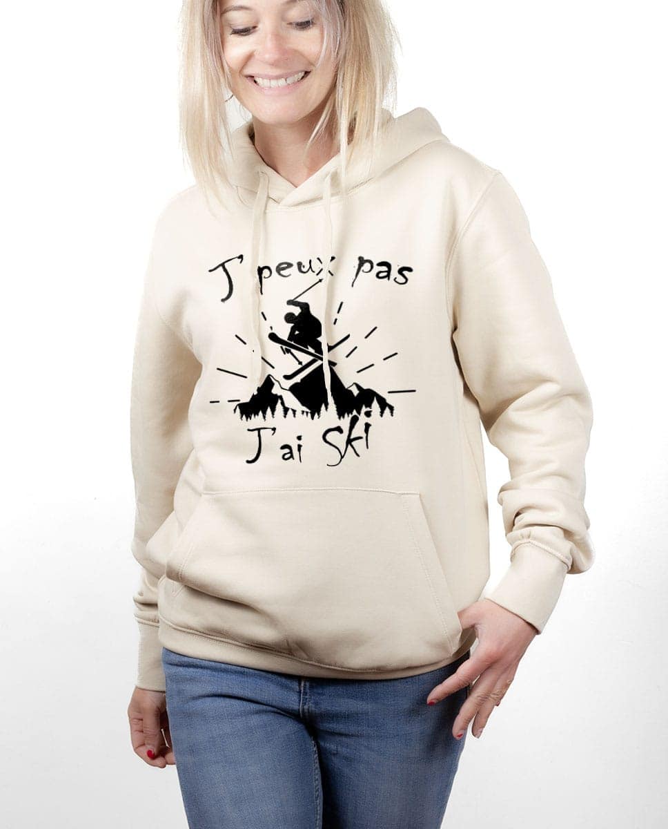 SWEAT FEMME : J'PEUX PAS J'AI SKI – Image 7