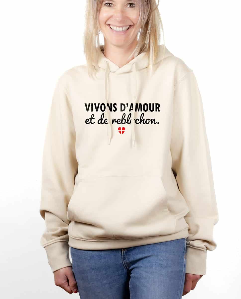 SWEAT FEMME : VIVONS D'AMOUR ET DE REBLOCHON – Image 3