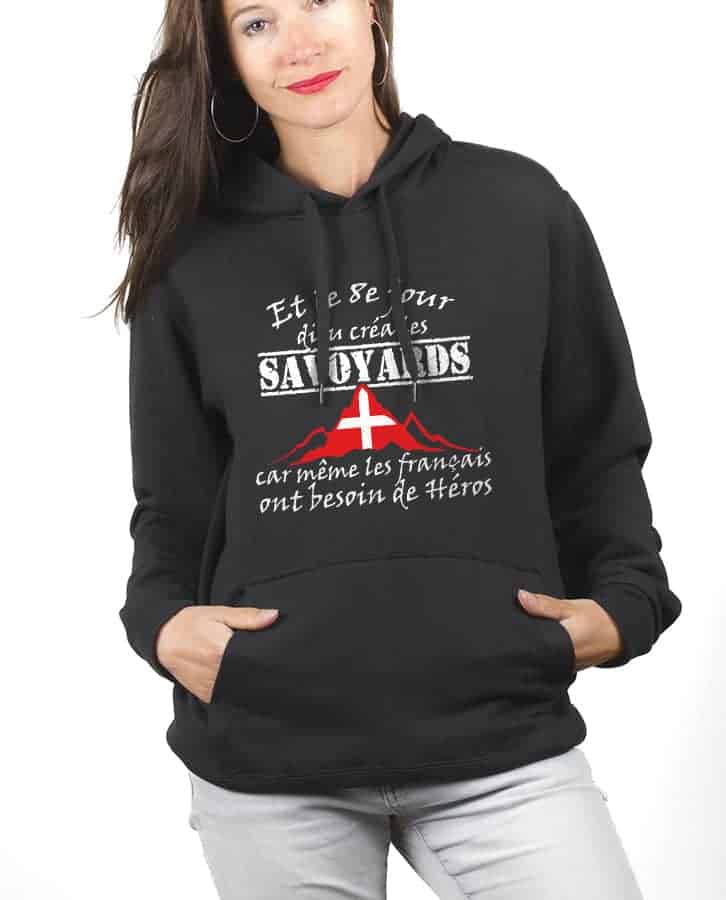 SWEAT FEMME : DIEU CREA LES SAVOYARDS – Image 8
