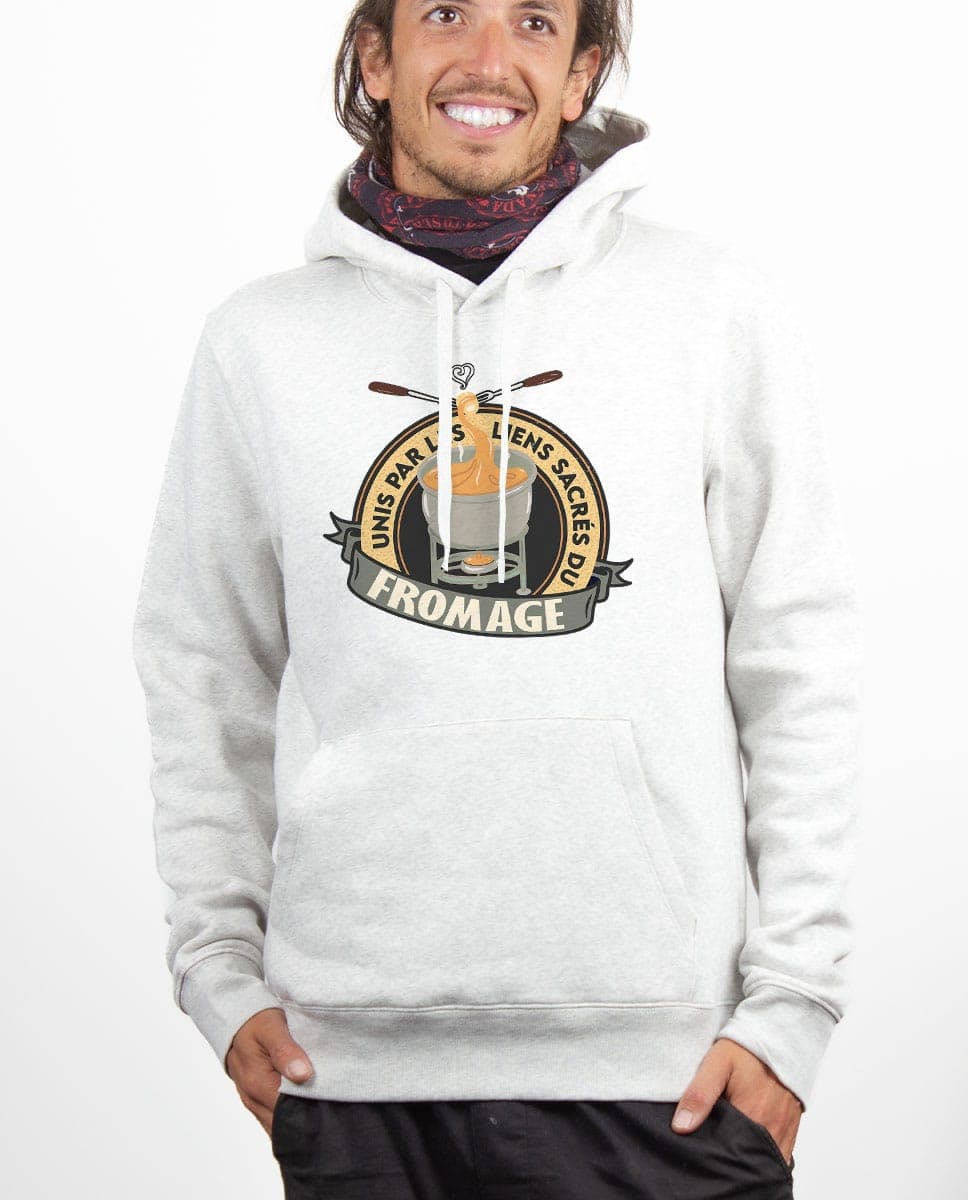 SWEAT HOMME : UNIS PAR LES LIENS SACRÉS DU FROMAGE – Image 9