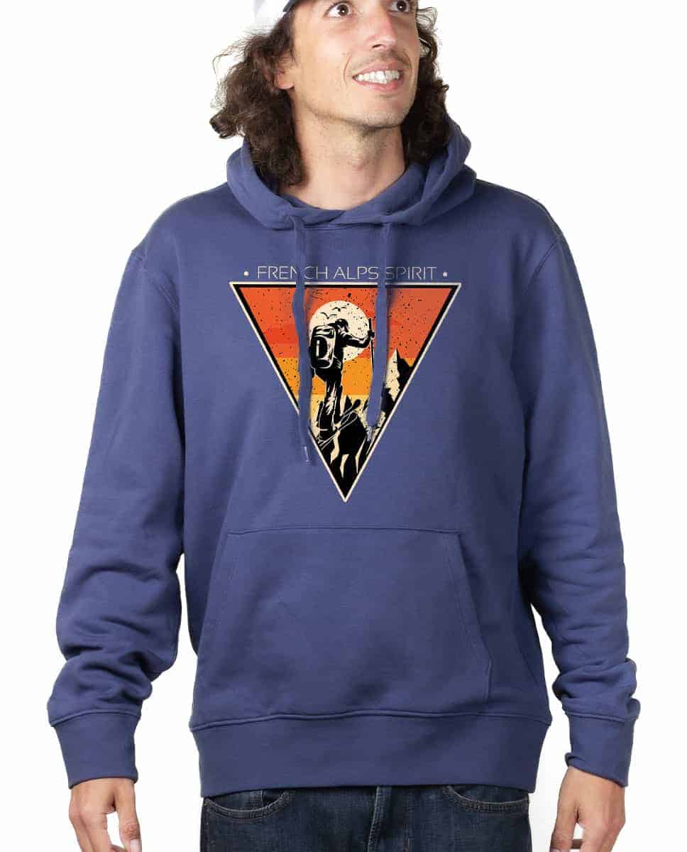 SWEAT HOMME : FRENCH ALPS SPIRIT SKI DE RANDO – Image 2