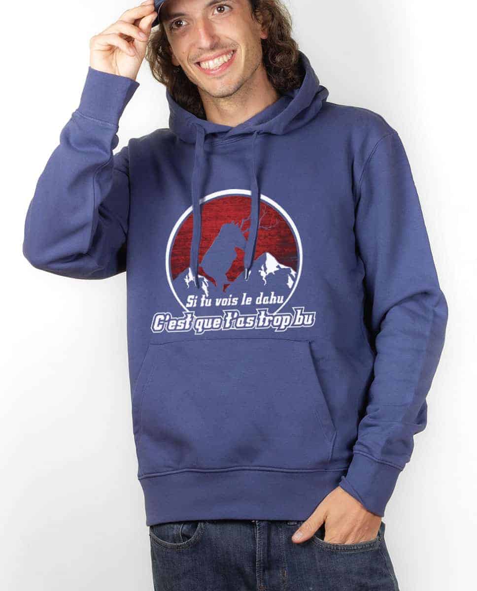 SWEAT HOMME : SI TU VOIS LE DAHU – Image 4
