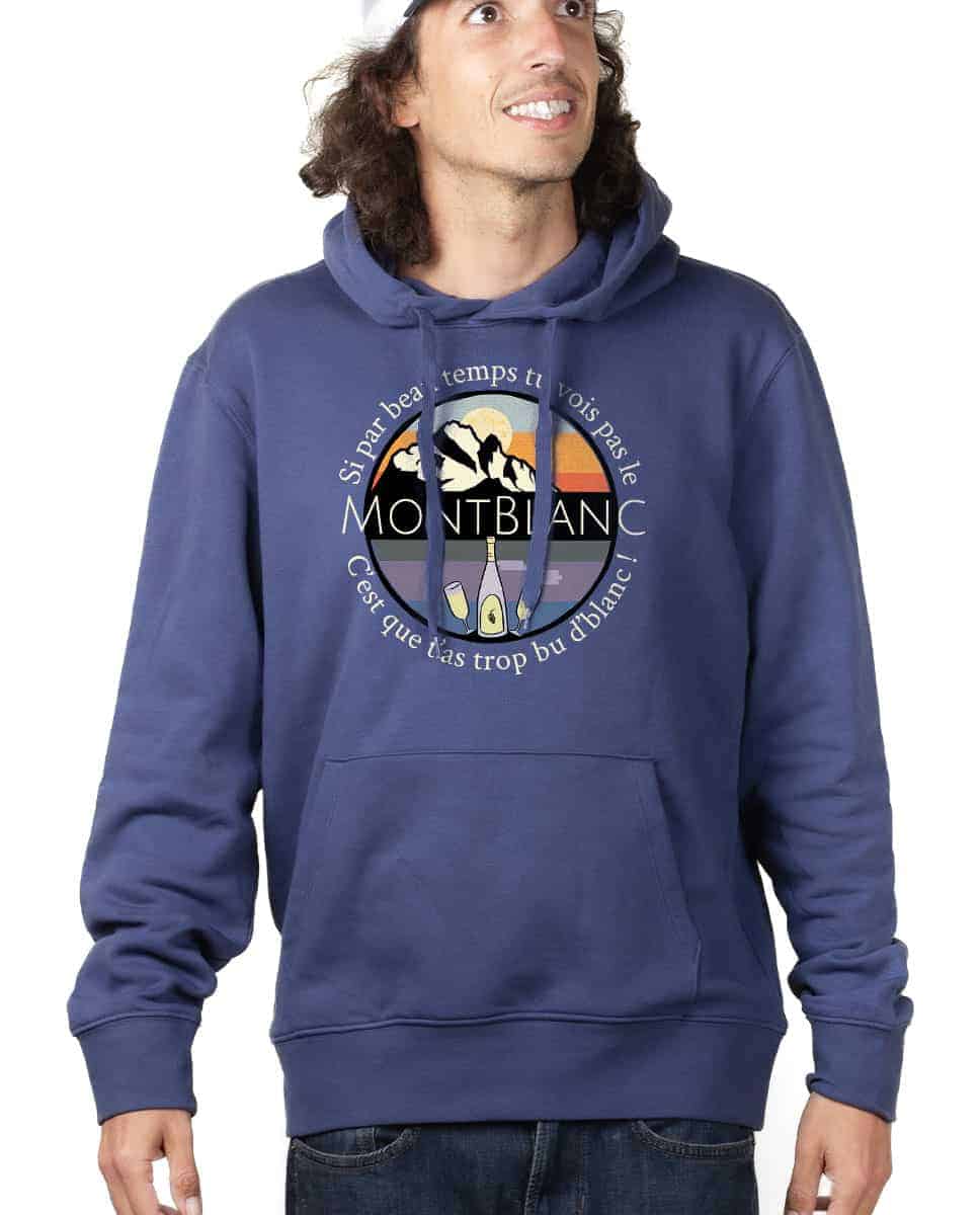 SWEAT HOMME : SI TU VOIS PAS LE MONT BLANC – Image 2