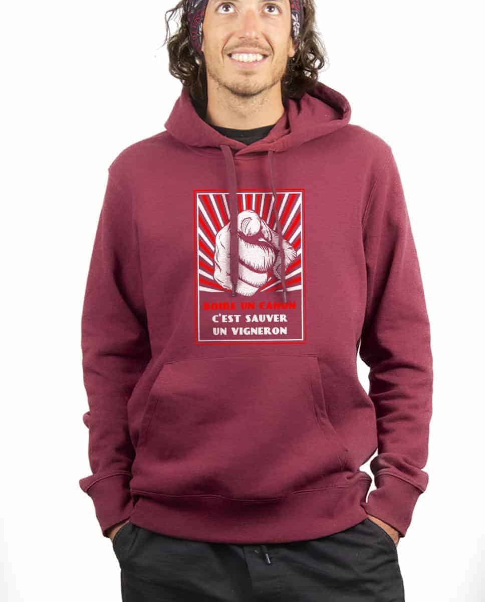 SWEAT HOMME : BOIRE UN CANON C'EST SAUVER UN VIGNERON – Image 9