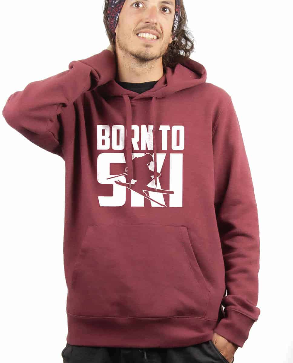 SWEAT HOMME : BORN TO SKI – Image 3