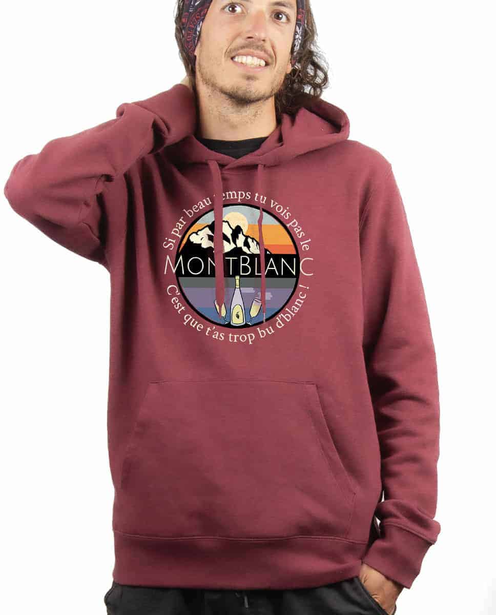 SWEAT HOMME : SI TU VOIS PAS LE MONT BLANC – Image 4